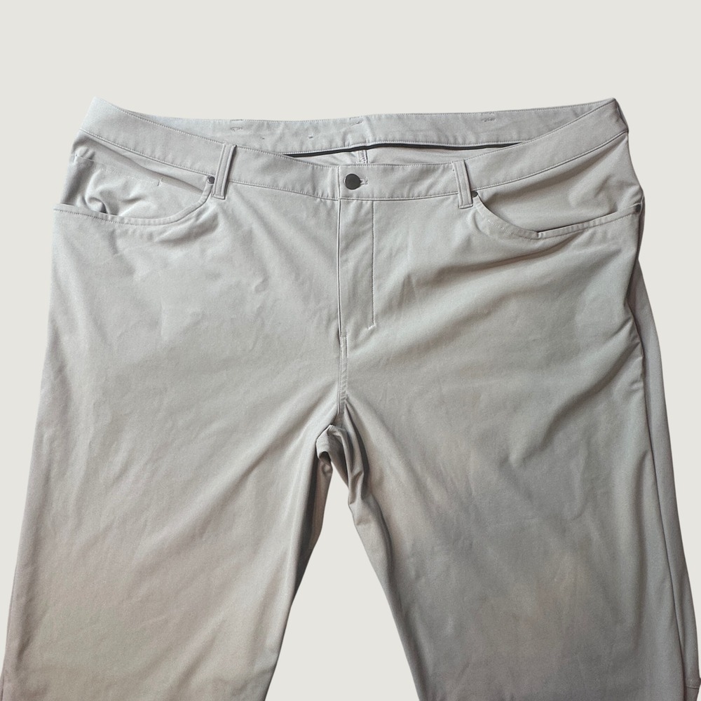 Lululemon Pants Mens 46x32 Commission Pant Classic Tan Warpstreme 32 Inseam
